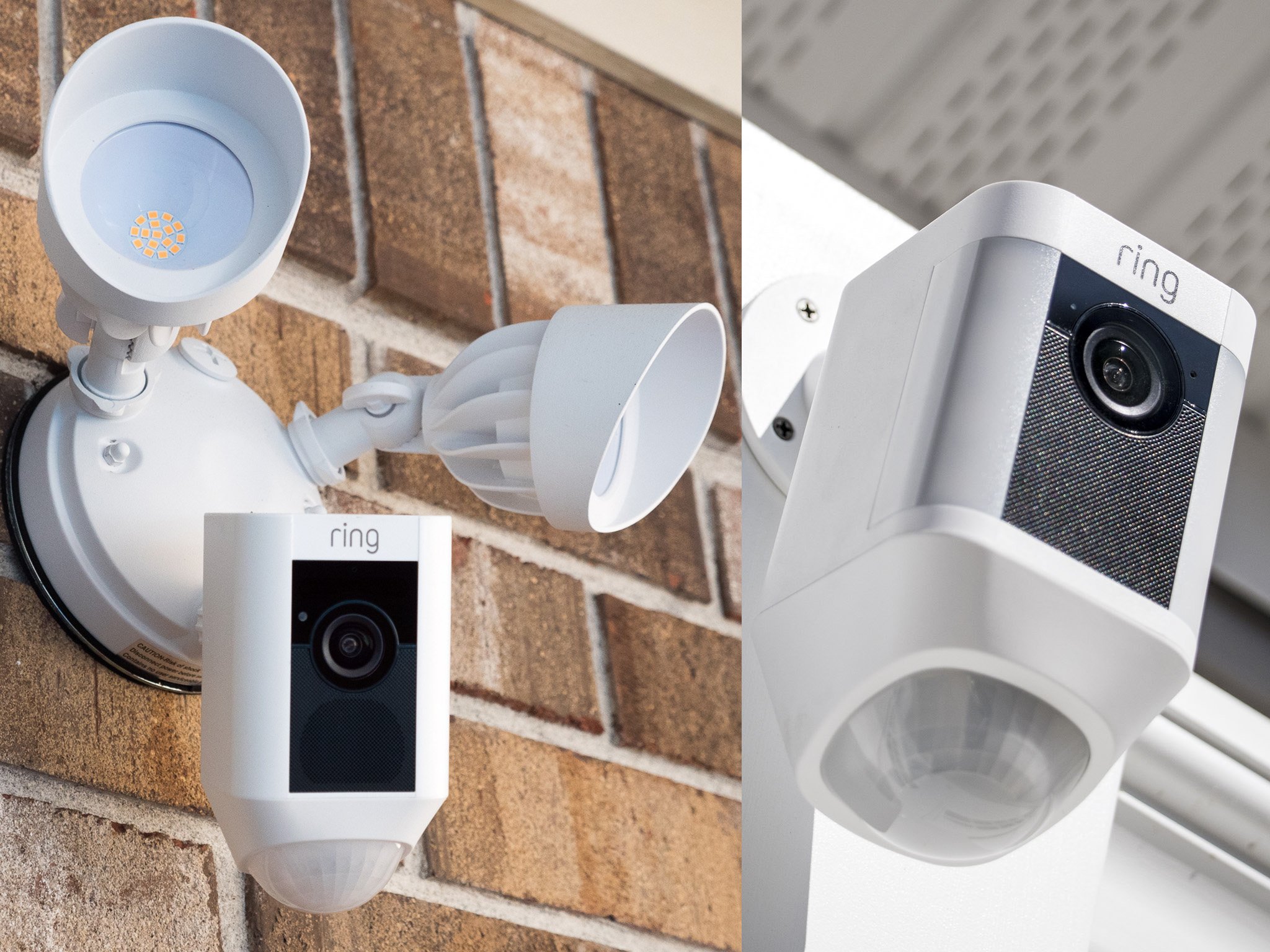 two different models of ring security cameras