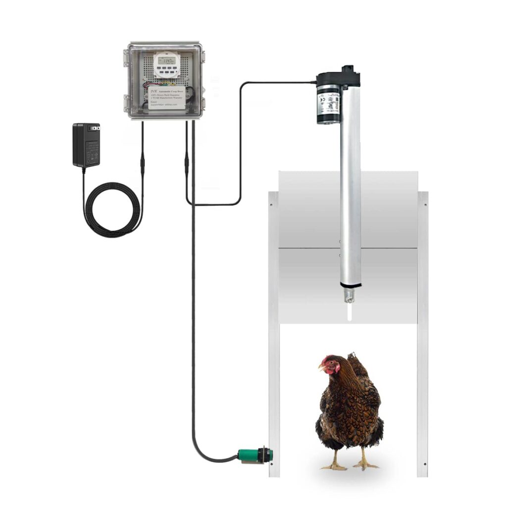 JVR Automatic Chicken Coop Door Kit
